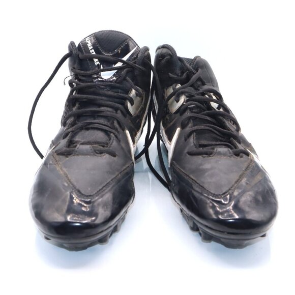 Nike Alpha Men’s Football Cleats Black & White Size 13 - Picture 1 of 7